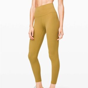 Lululemon Align High Rise Legging in Grape Leaf (Green-Yellow) 25’’ Inseam